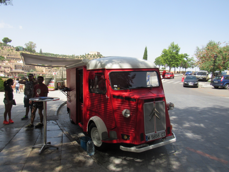 Citroen H-Van, being used as the traveling HQ for a skydiving company.